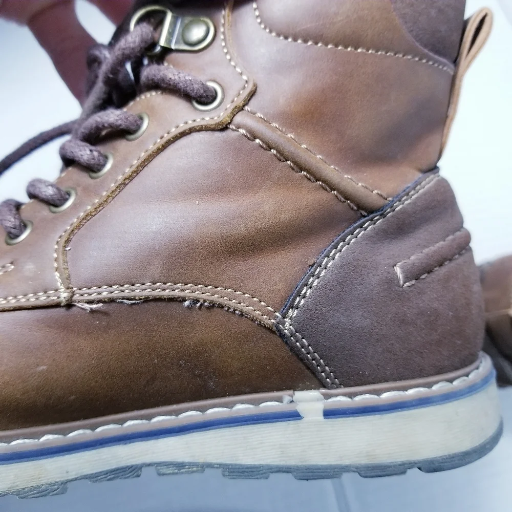 ASHFORD HAYES BOY'S BROWN BOOTS SIZE 13
